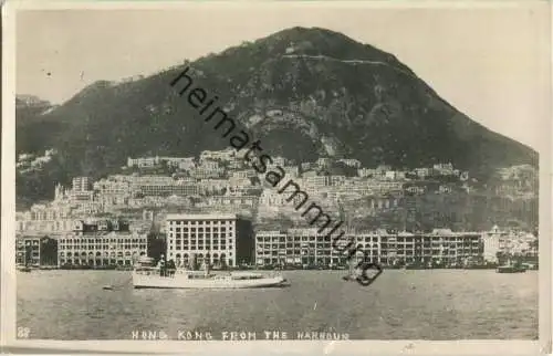 Hong-Kong from the Harbour - Schiff - Foto-Ansichtskarte