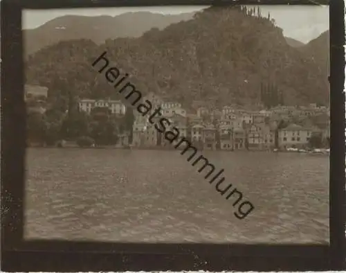 Lago di Como - Foto ca. 10,5 cm x 8,5 cm - um 1900