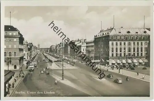 Berlin - Unter den Linden - Foto-Ansichtskarte