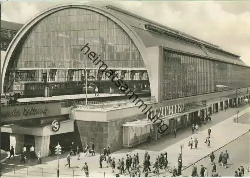 Berlin - Bahnhof Alexanderplatz - S-Bahn - Foto-Ansichtskarte - Verlag Felix Setecki Berlin