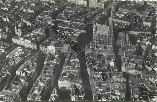 Wien - Fliegeraufnahme - Foto-AK - Verlag PAG Wien gel. 1957