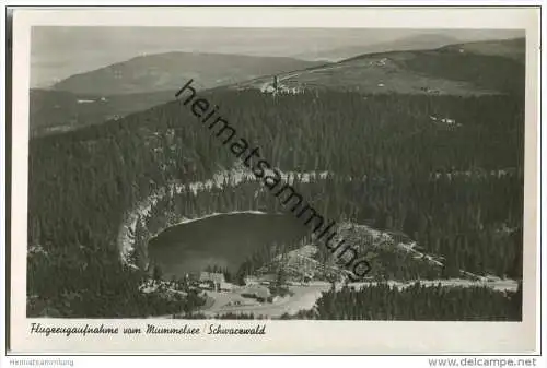 Mummelsee - Flugaufnahme - Foto-AK