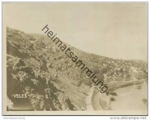 Veles - Panorama - Foto ca. 1915 Grösse 12cm x 9cm