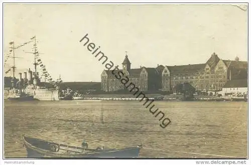 Sonderburg - Marinestation - Foto-AK - Verlag J. Boisen Sonderburg