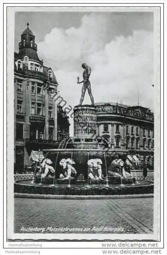 Böhmen - Reichenberg (Liberec) - Metznerbrunnen - Adolf-Hitler-Platz