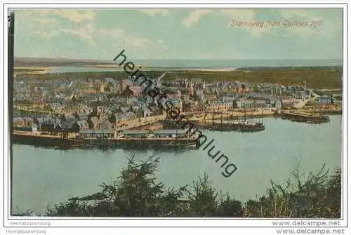 Isle of Lewis - Stornoway from Gallows Hill