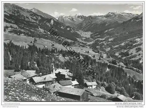 Pany - Silvrettagruppe und Pischahorn - Foto-AK Grossformat