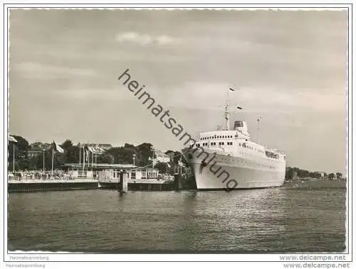 Kiel - Fährschiff Kronprins Harald - Foto-AK Grossformat