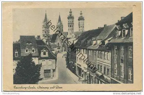 Naumburg - Steinweg und Dom - Verlag Trinks &amp; Co. Leipzig gel. 1944