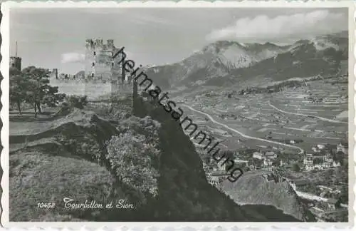 Sion - Toubillon - Foto-Ansichtskarte - Verlag Perrochet Lausanne