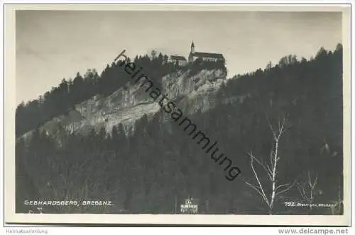 Gebhardsberg - Foto-AK 20er Jahre - Verlag C. Risch-Lau Bregenz