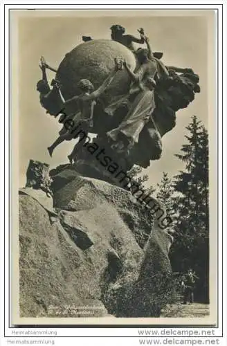 Bern - Weltpostdenkmal - Foto-AK