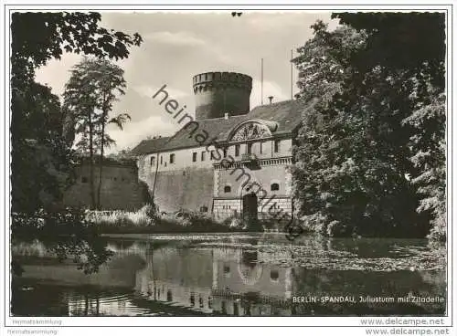 Berlin - Spandau - Juliusturm mit Zitadelle - Foto-AK Grossformat