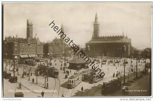 Kobenhavn - Raadhuspladsen - Strassenbahn