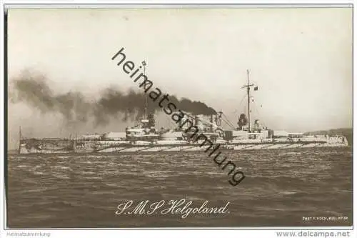 S.M.S. Helgoland - Foto-AK