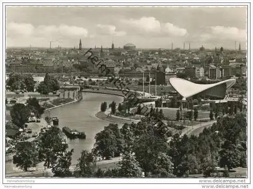 Berlin - Blick auf die Kongresshalle - Foto-AK Grossformat