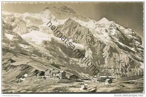 Kleine Scheidegg - Foto-AK - Verlag E. Goetz Luzern gel. 1953