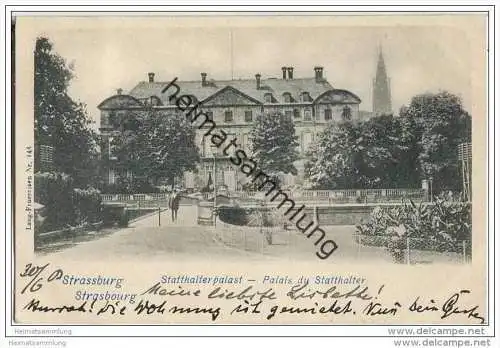 Strasbourg - Strassburg - Statthalterpalais - Palais de Statthalter