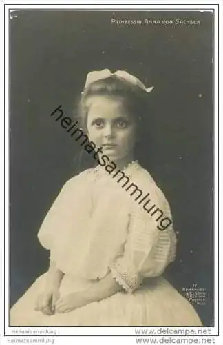 Königreich Sachsen - Prinzessin Anna von Sachsen