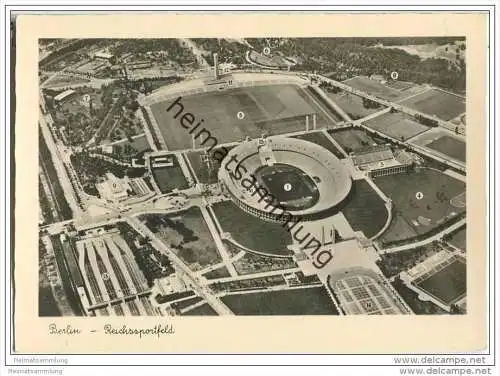 Berlin - Reichssportfeld - Olympia-Stadion - Hansa-Luftbild