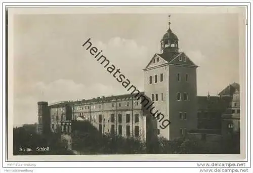 Szczecin - Stettin - Schloss - Foto-AK 30er Jahre