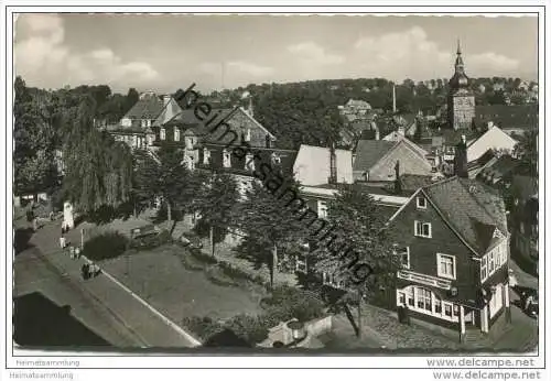 Lennep - Bismarckplatz - Gaststätte Bismarckplatz - Foto-AK 50er Jahre