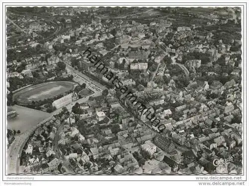 Hameln - Fliegeraufnahme - Luftbild - Foto-AK Grossformat 1959