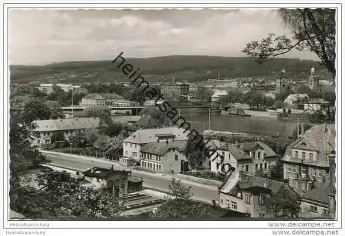 Hameln - Blick vom Felsenkeller - Foto-AK 1959