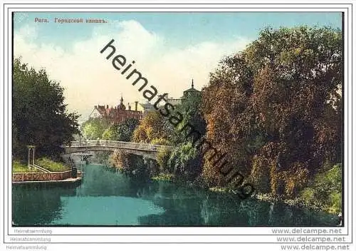 Riga - Stadtkanal - ca. 1910