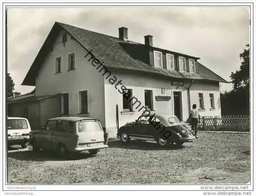 Markneukirchen - Landwüst - LPG-Gaststätte - Trabant - Wartburg - Foto-AK Grossformat