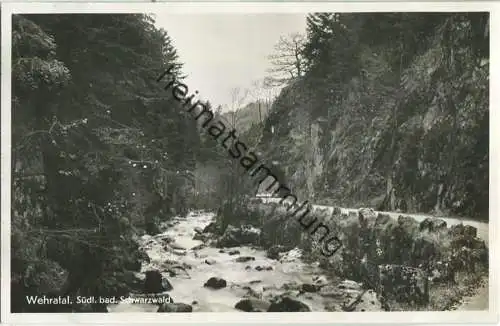 Wehratal - Foto-Ansichtskarte - Verlag Gebr. Metz Tübingen