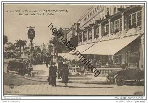 Nice - Terrasse du Savoy-Hotel - Promenade des Anglais