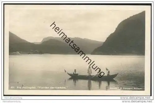 Fra Hallingdal - Fjorden der Hjemme - Foto-AK