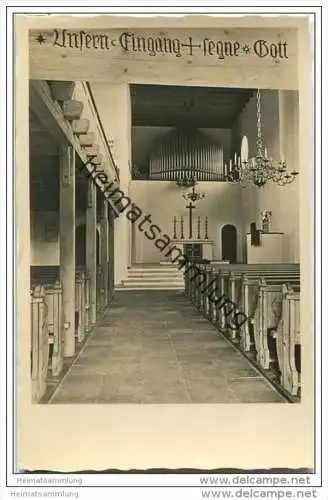 Bad Wiessee - evangelische Kirche - Orgel - Foto-AK 30er Jahre