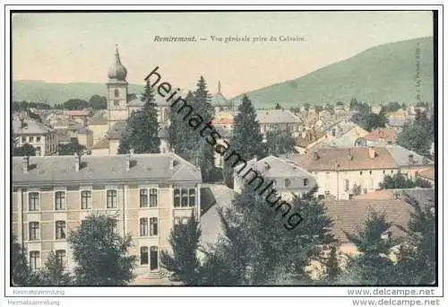 Remiremont - Vue generale pris du Calvaire