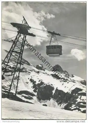 Engelberg - Luftseilbahn - Titlisbahn mit Wendenstöcke - Foto-AK Grossformat - Verlag Globetrotter Luzern