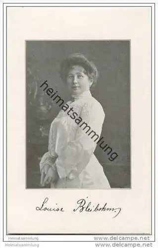 Louise Bleibohm - Herzogliches Hoftheater Braunschweig - keine AK - Foto