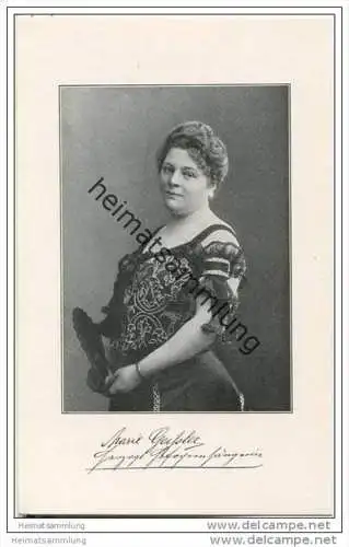 Marie Geissler - Herzogliches Hoftheater Braunschweig - keine AK - Foto