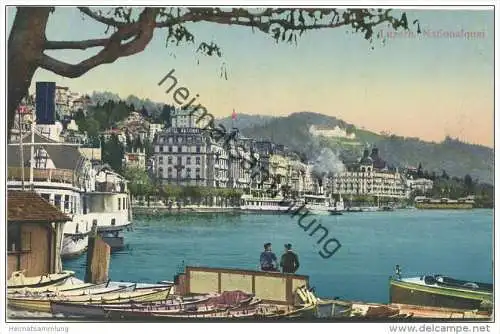 Luzern - Nationalquai - Verlag W. Zimmermann-Strässler Luzern