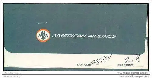 AA - American Airlines 1968 - Mexico Dulles Washington