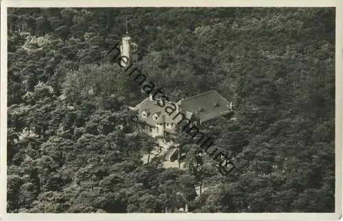 Gonsenheimer Wald - Waldschenke Lenneberg - Inhaber Peter Brodbecker - Luftbild Foto-Ansichtskarte