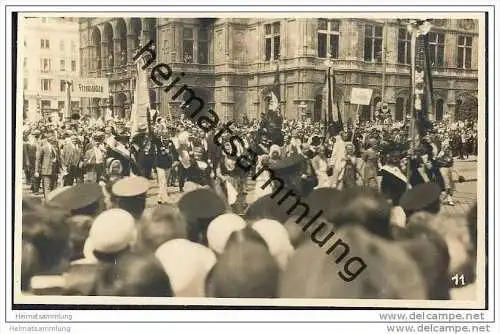 Gozdnica - Freiwaldau - Festumzug - Wien - Sängerbundesfest 1928 - Foto-AK