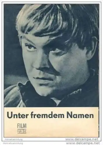 Film für Sie Progress-Filmprogramm 6/67 - Unter fremdem Namen