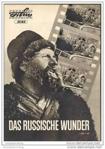 Progress-Filmprogramm 31/63 - Das russische Wunder I. und II. Teil