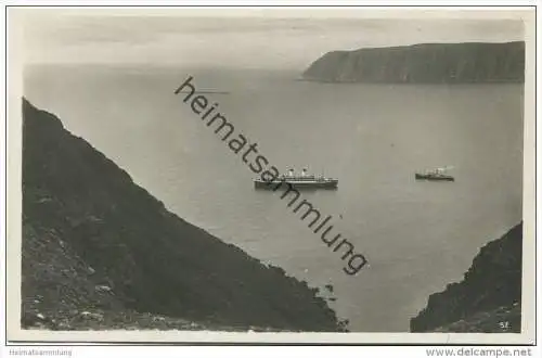 Hornviken-Nordkap - Foto-AK 20er Jahre - Verlag Carl Müller &amp; Sohn Hamburg-Altona