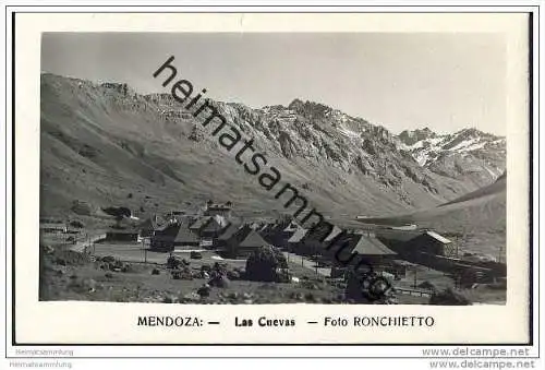 Mendoza - Las Cuevas - Foto-AK ohne rückseitige Einteilung