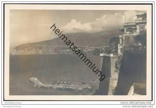 Sorrento - Panorama con l'Hotel Sirena - Foto-AK ca. 1910