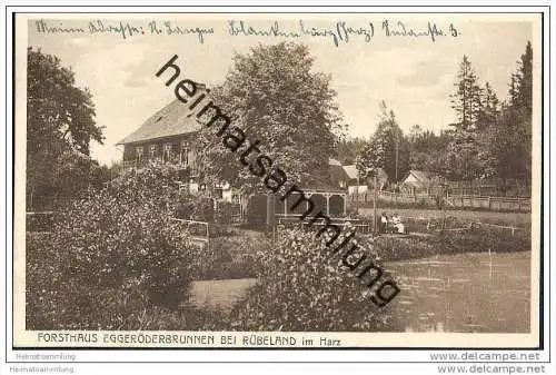 Rübeland - Forsthaus Eggeröderbrunnen