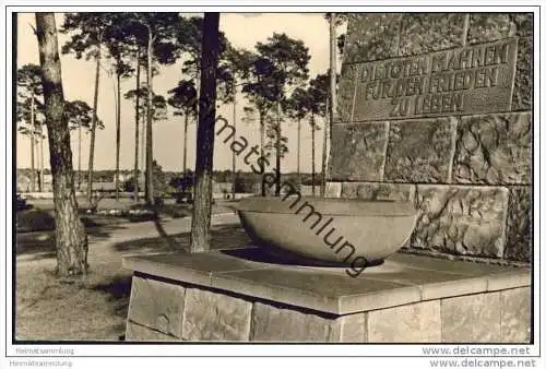 Waldfriedhof Halbe - Foto-AK 1963