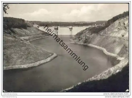 38158Altenbrak - Rappbode-Talsperre - Kurz vor ihrer Vollendung - Foto-AK Grossformat 1959